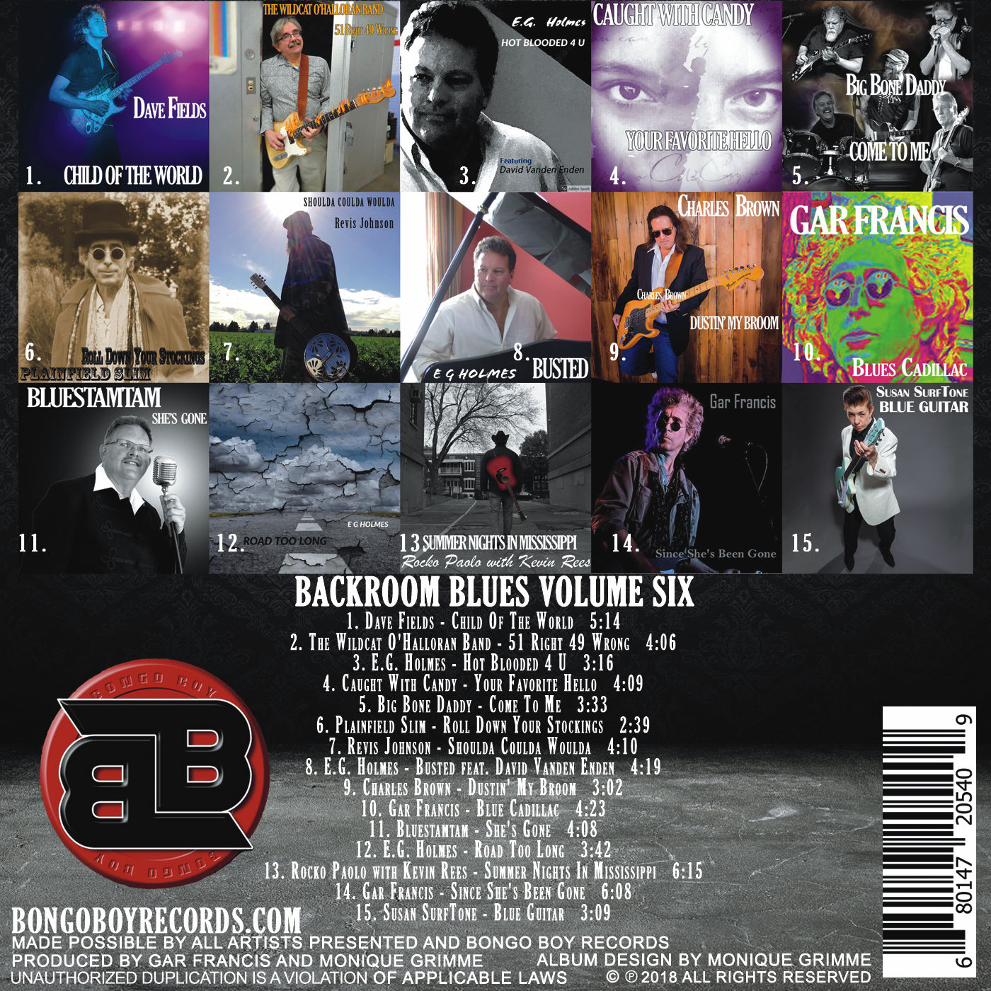 Backroom Blues Volume Six – Bongo Boy Records