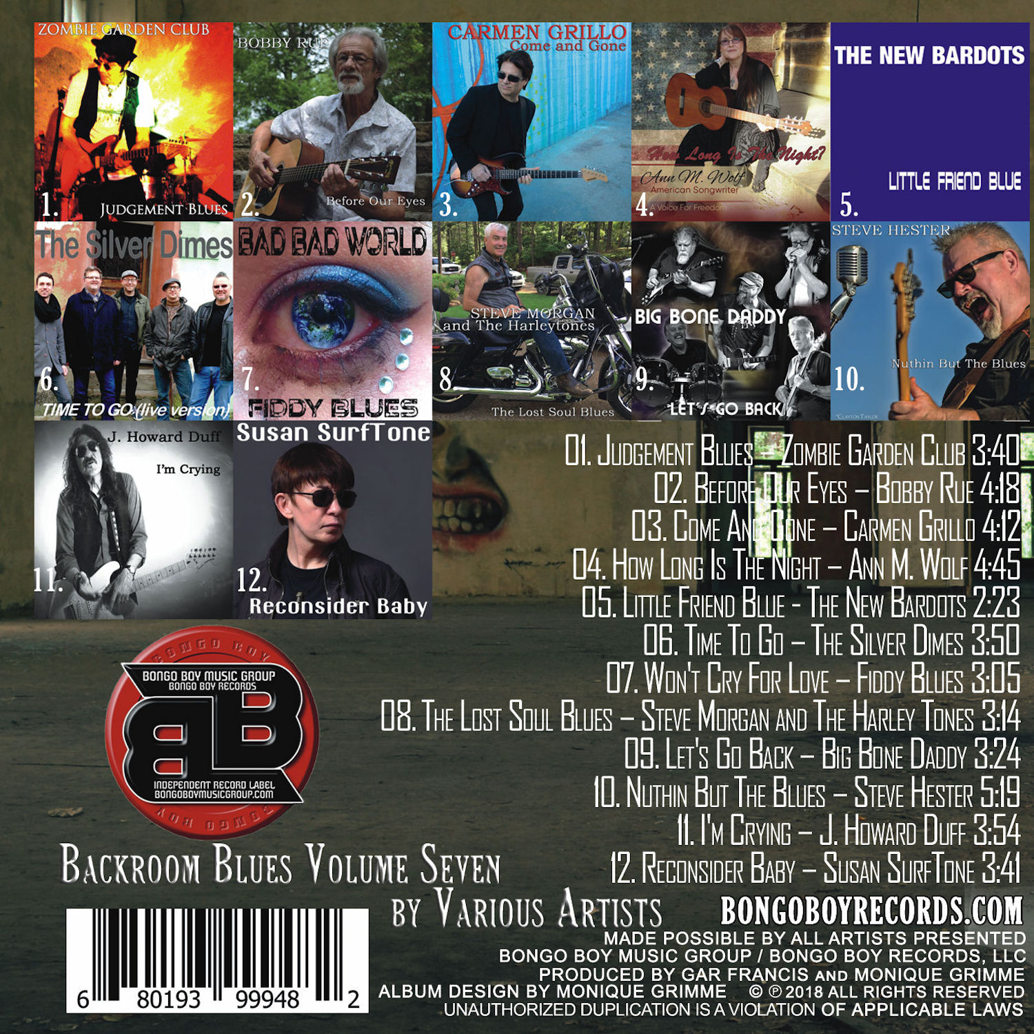 Backroom Blues Volume Seven – Bongo Boy Records