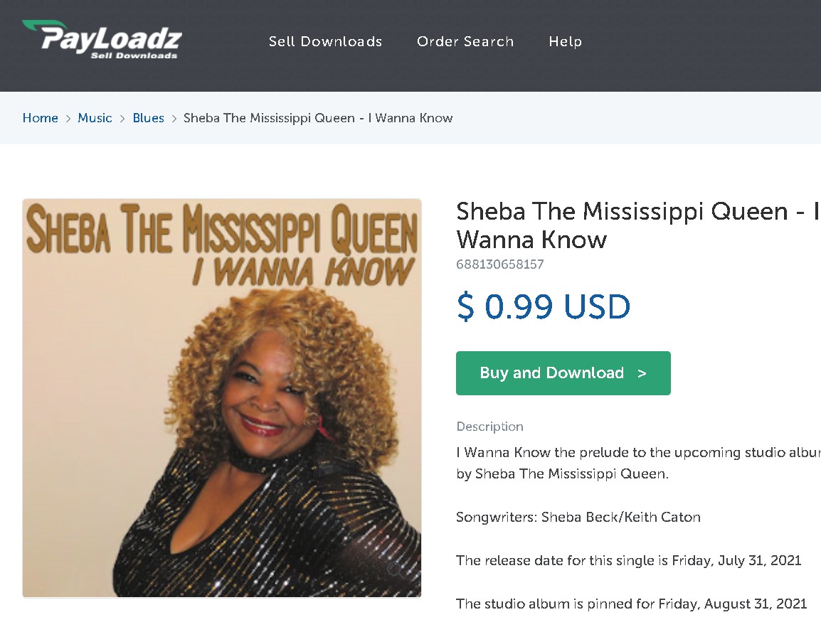 Sheba the Mississippi Queen